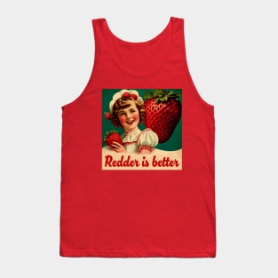 Vintage Strawberry Girl, Strawberry Lovers Tank Top